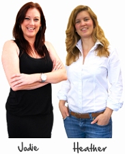 Two Virtual PAs Jodie and Heather.